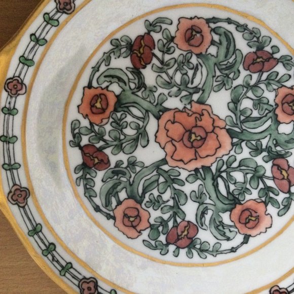 Vtg. Theodore Haviland Limoges France Porcelain Handled Gold Gilt Plate luster - Picture 4 of 7